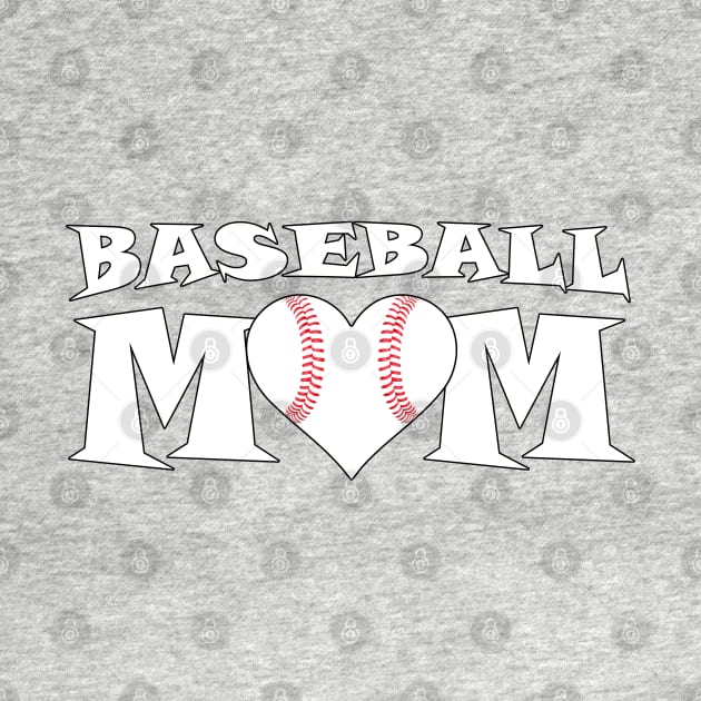 Baseball Mom Heart Shaped Baseball by Sports Stars ⭐⭐⭐⭐⭐